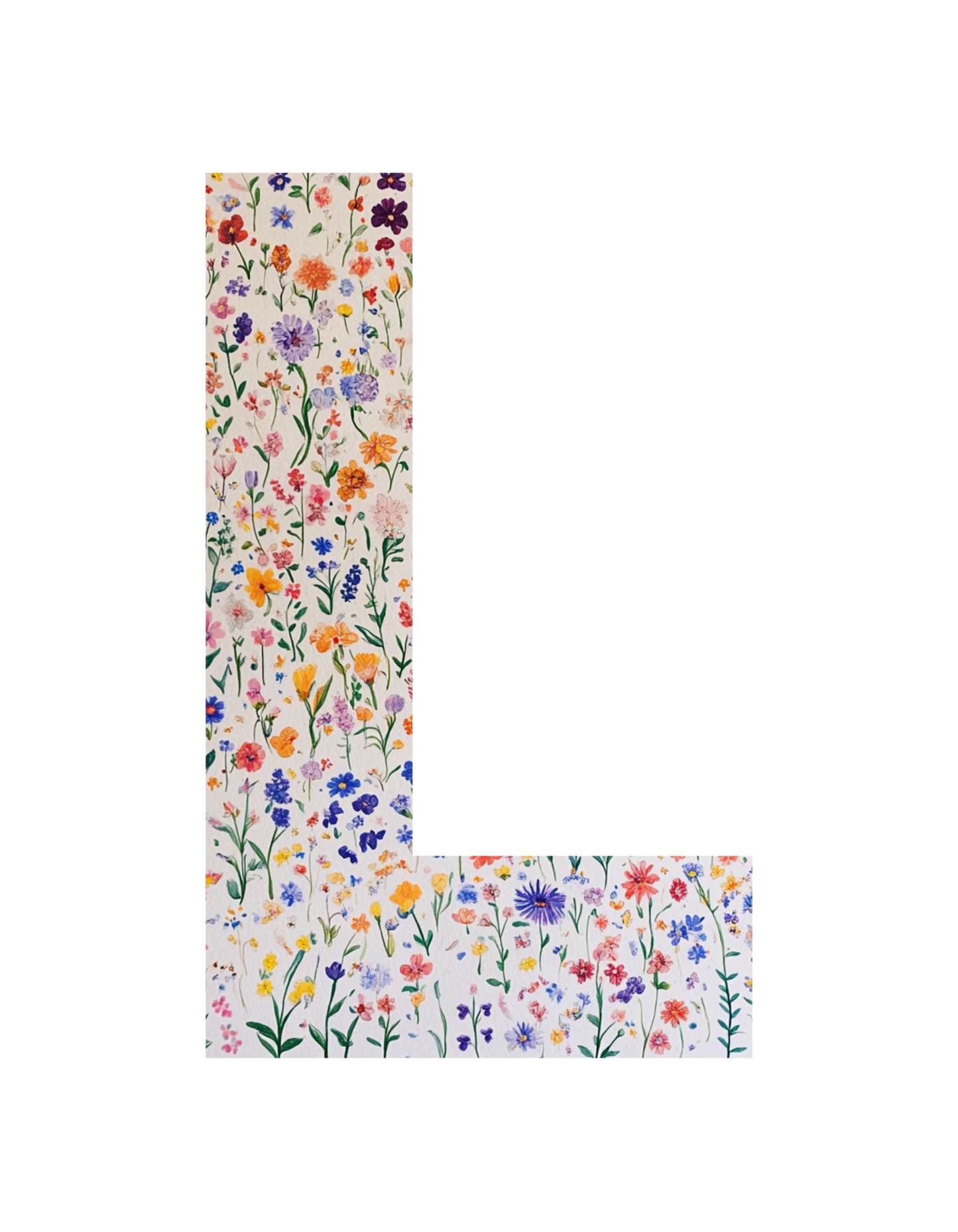 Wildflower Initial T-Shirt – Your Letter, Your Style