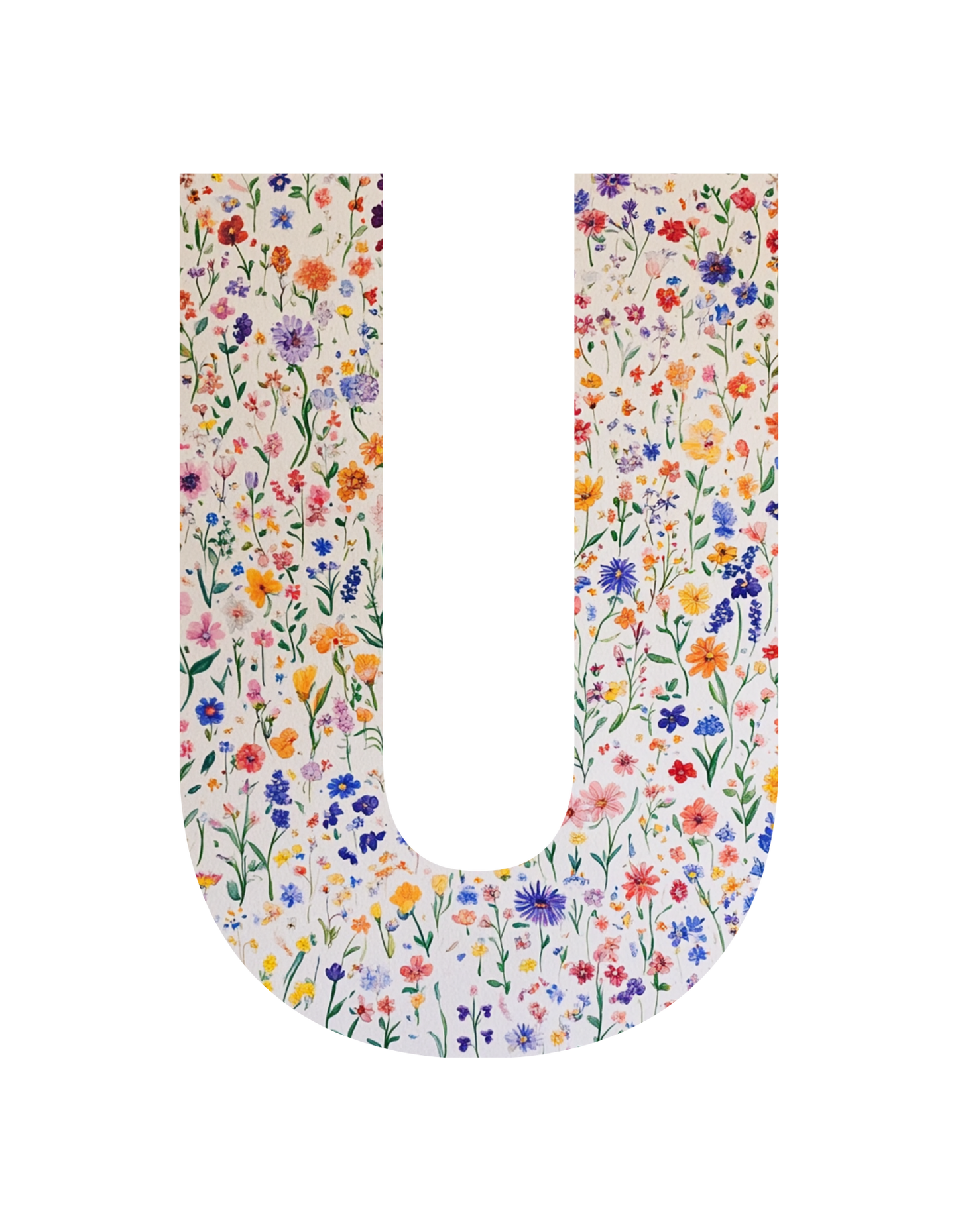 Wildflower Initial T-Shirt – Your Letter, Your Style