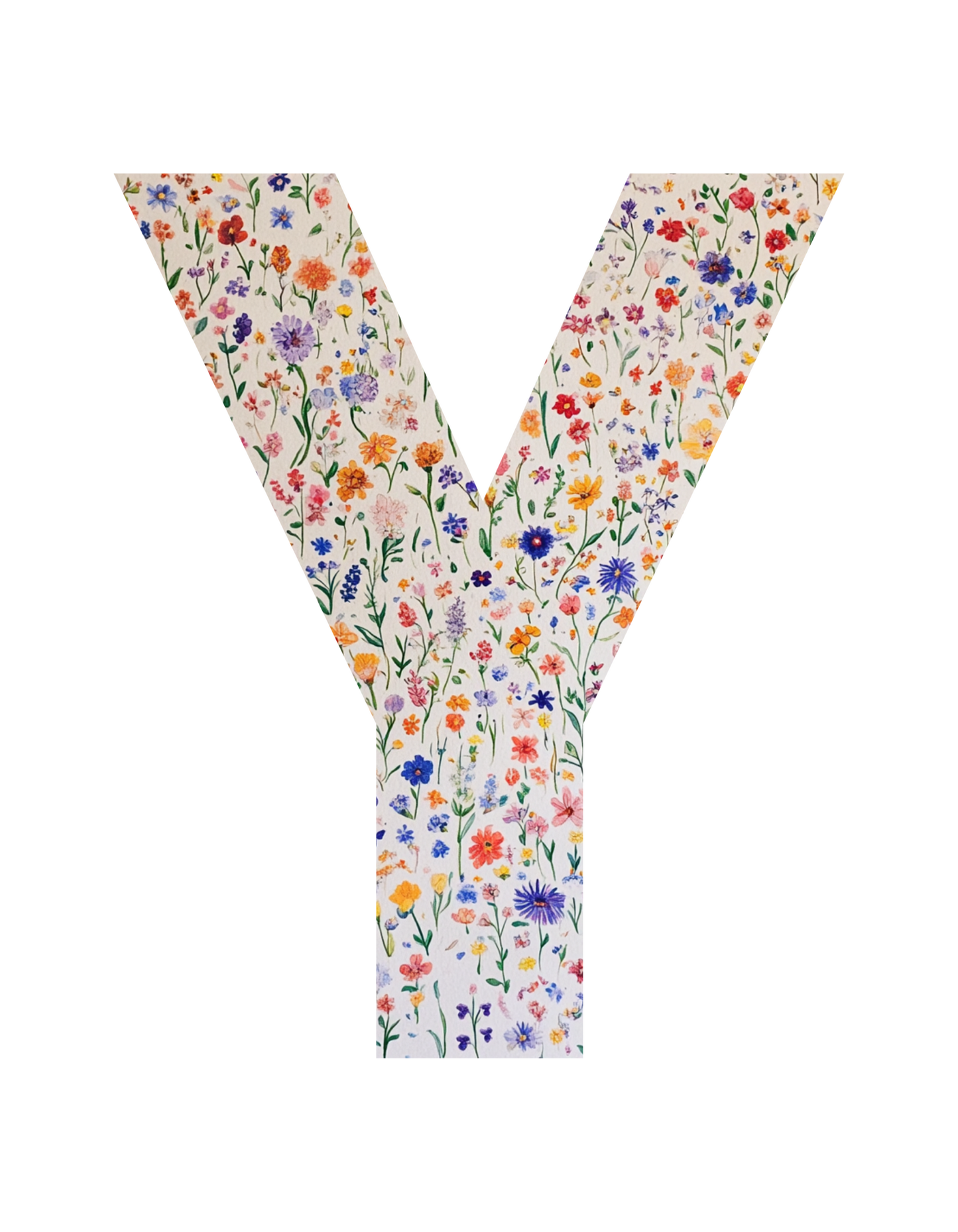Wildflower Initial T-Shirt – Your Letter, Your Style