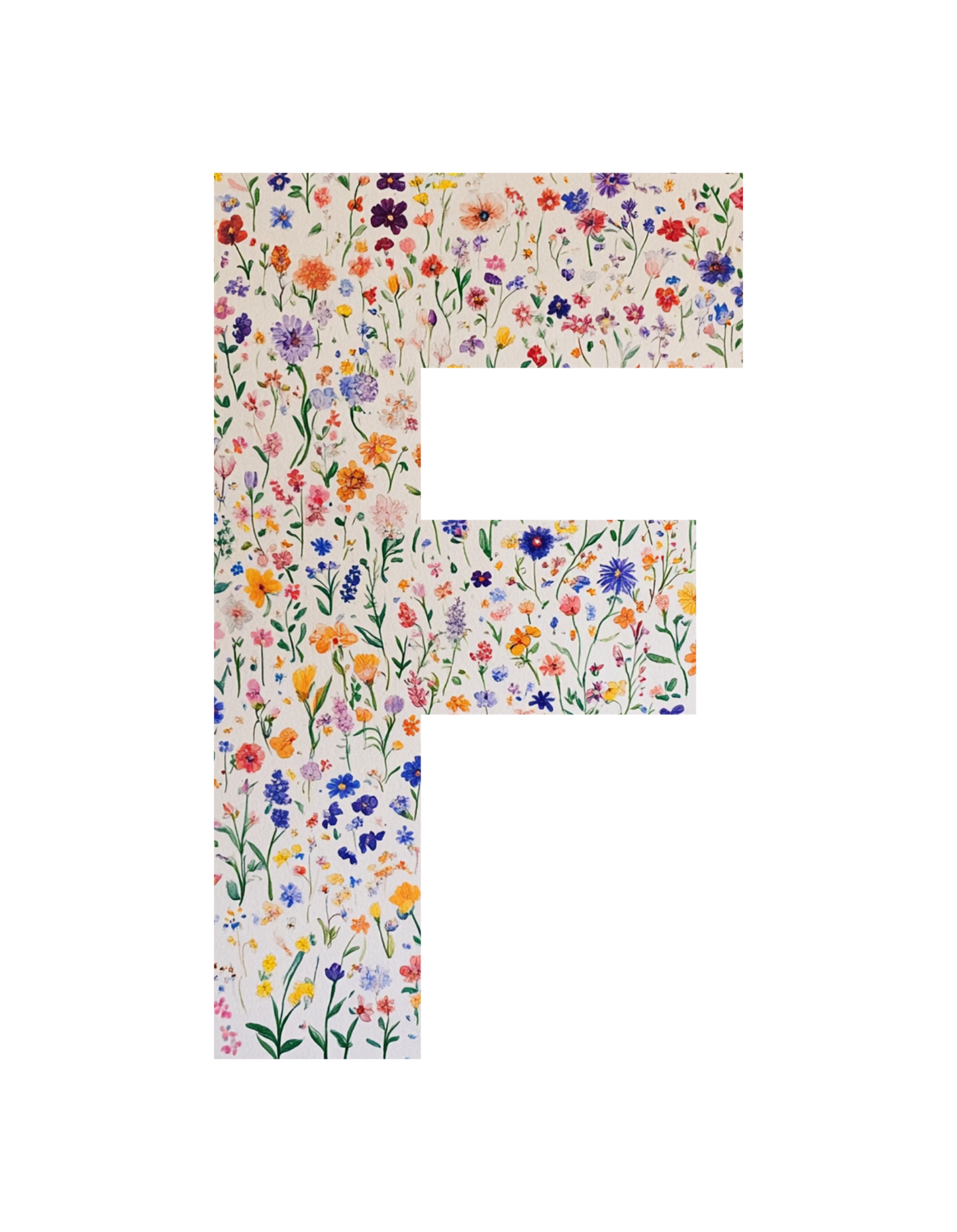 Wildflower Initial T-Shirt – Your Letter, Your Style