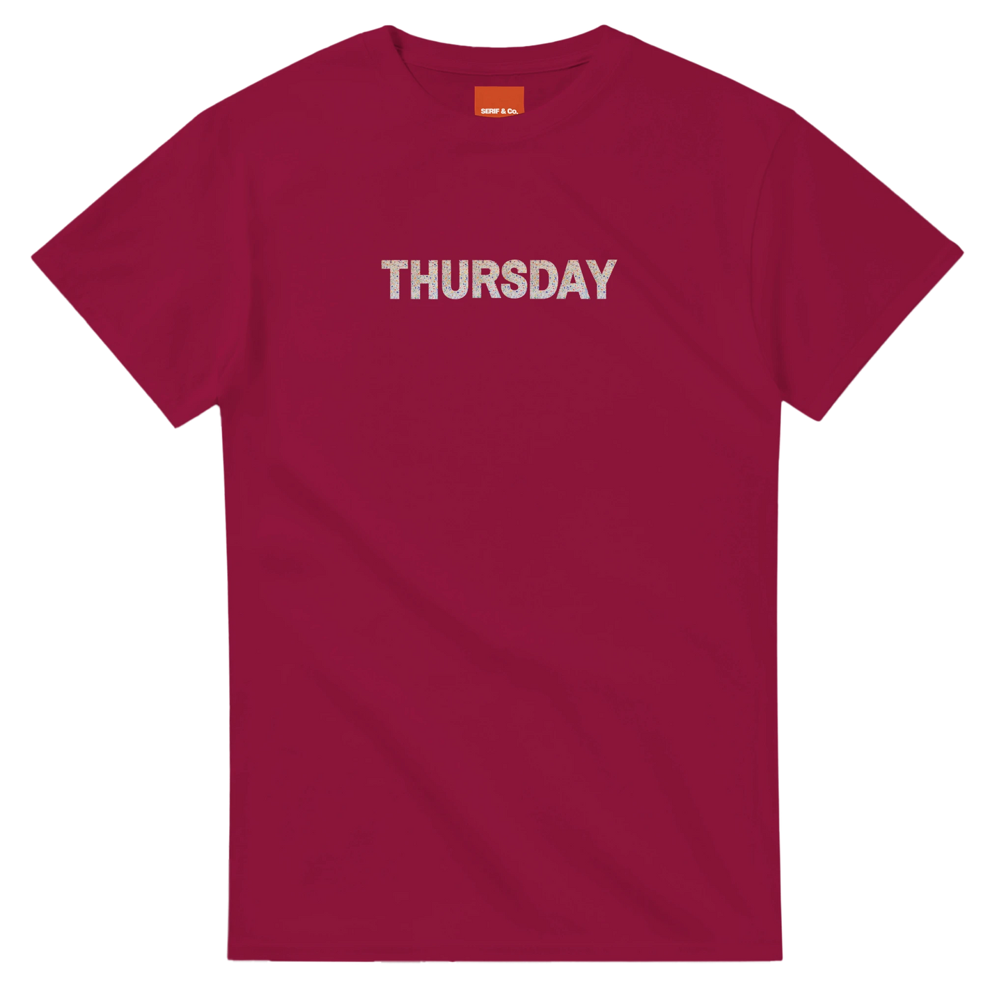 Unisex Wildflower Days of the Week hoodie, sweatshirt and t-shirt, Monday, Tuesday, Wednesday, Thursday, Friday, Saturday, Sundayin blue, red, green, grey, black, brown, white, and beige – Serif & Co wildflower clothing