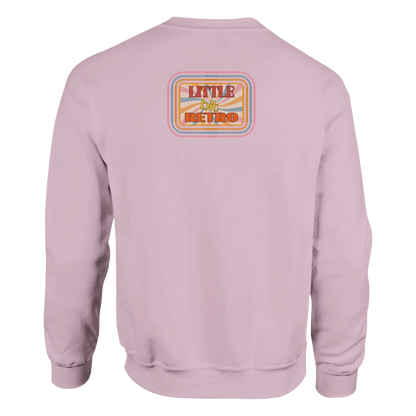 Unisex Little Bit Retro hoodie, sweatshirt and t-shirt in blue, red, green, grey, black, brown, white, and beige – Serif & Co retro clothing