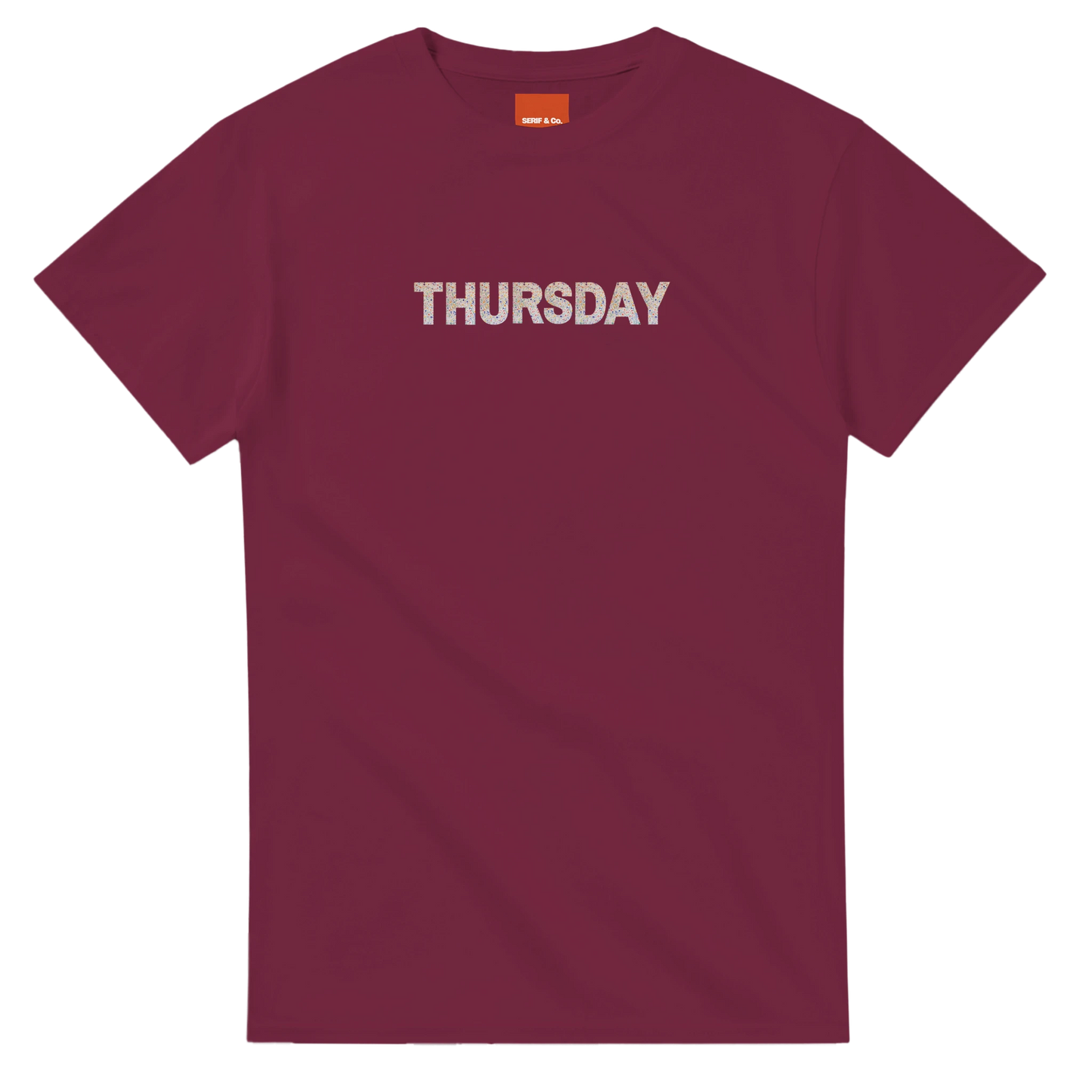 Unisex Wildflower Days of the Week hoodie, sweatshirt and t-shirt, Monday, Tuesday, Wednesday, Thursday, Friday, Saturday, Sundayin blue, red, green, grey, black, brown, white, and beige – Serif & Co wildflower clothing