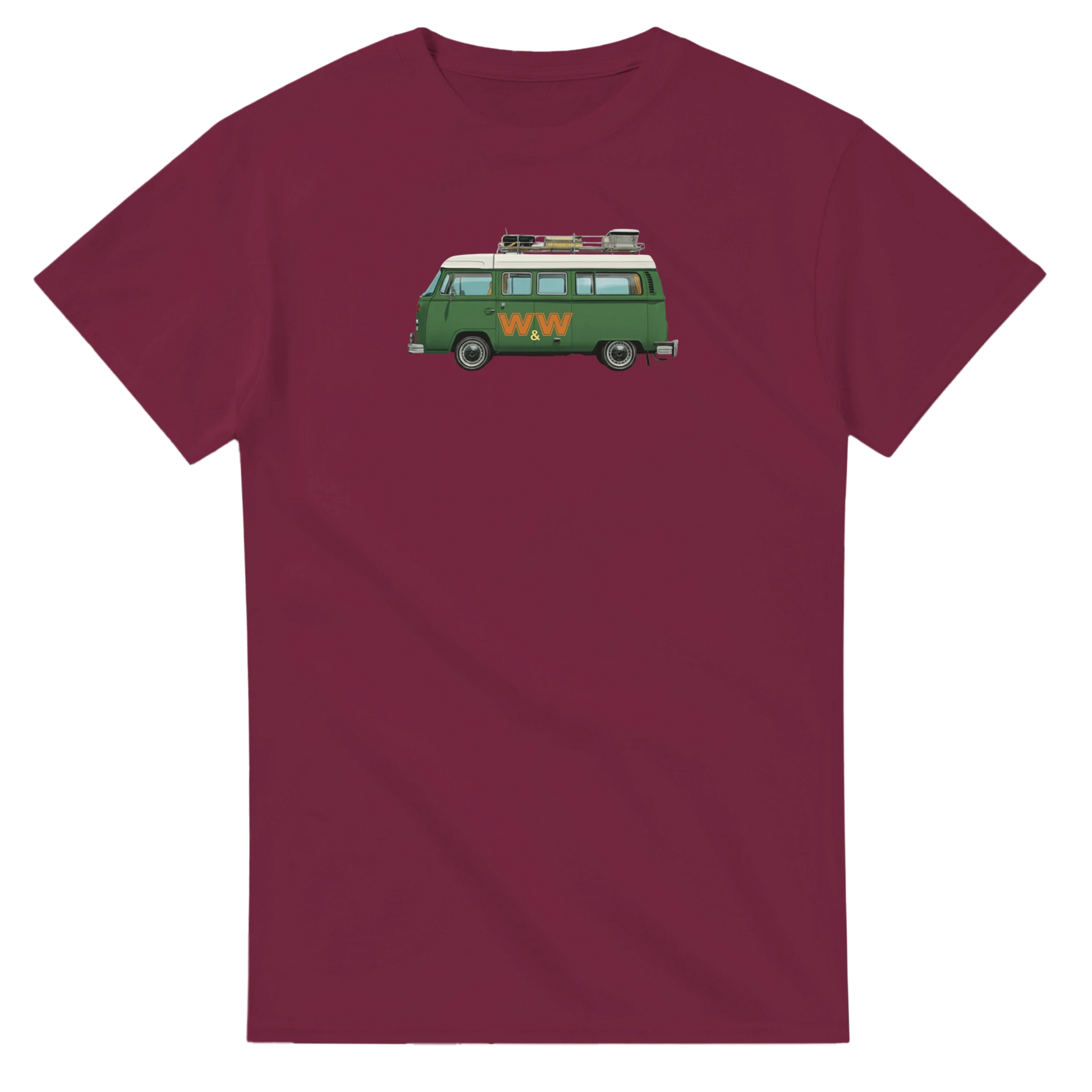 Unisex Couples Vintage Campervan hoodie, sweatshirt and t-shirt in blue, red, green, grey, black, brown, white, and beige – Serif & Co campervan couples clothing
