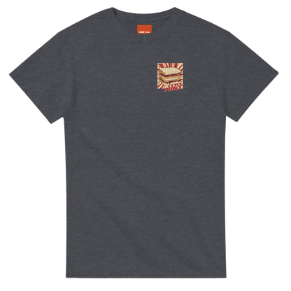 Unisex PB & J hoodie,peanut butter and jelly sweatshirt and t-shirt in blue, red, green, grey, black, brown, white, and beige – Serif & Co foodie retro clothing