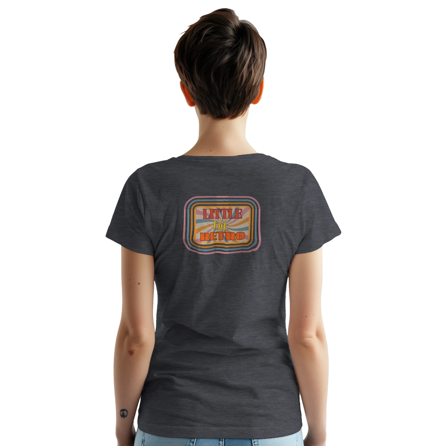 Unisex Little Bit Retro hoodie, sweatshirt and t-shirt in blue, red, green, grey, black, brown, white, and beige – Serif & Co retro clothing