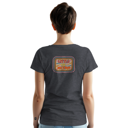 Unisex Little Bit Retro hoodie, sweatshirt and t-shirt in blue, red, green, grey, black, brown, white, and beige – Serif & Co retro clothing