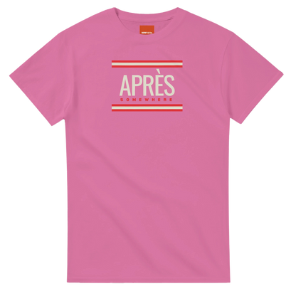 Unisex Après Somewhere hoodie, sweatshirt and t-shirt in blue, red, green, grey, black, brown, white, and beige – Serif & Co après ski clothing