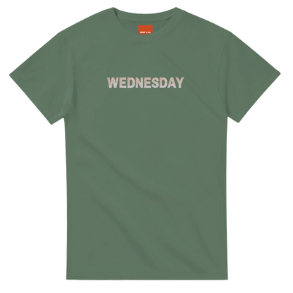 Unisex Wildflower Days of the Week hoodie, sweatshirt and t-shirt, Monday, Tuesday, Wednesday, Thursday, Friday, Saturday, Sundayin blue, red, green, grey, black, brown, white, and beige – Serif & Co wildflower clothing