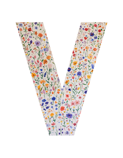 Unisex Wildflower Initials hoodie, personalised, personalise,, sweatshirt and t-shirt in blue, red, green, grey, black, brown, white, and beige – Serif & Co personalised wildflower clothing