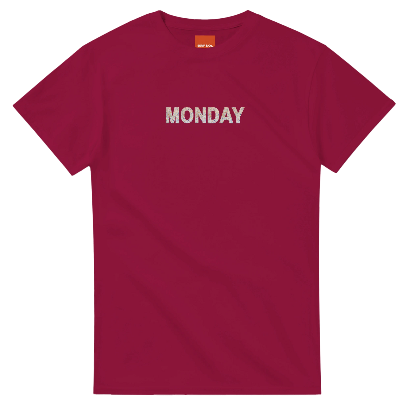 Unisex Wildflower Days of the Week hoodie, sweatshirt and t-shirt, Monday, Tuesday, Wednesday, Thursday, Friday, Saturday, Sundayin blue, red, green, grey, black, brown, white, and beige – Serif & Co wildflower clothing