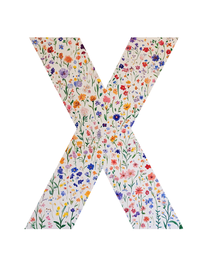 Unisex Wildflower Initials hoodie, personalised, personalise,, sweatshirt and t-shirt in blue, red, green, grey, black, brown, white, and beige – Serif & Co personalised wildflower clothing