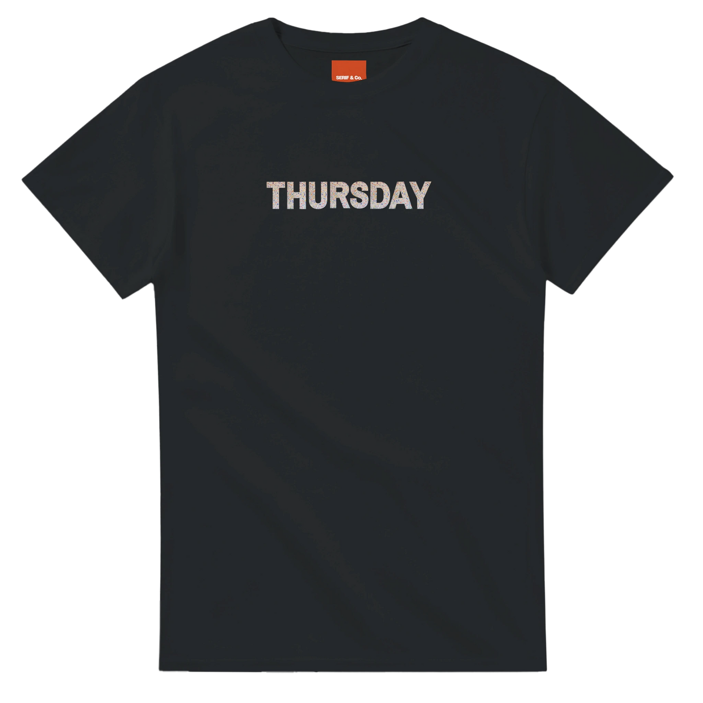 Unisex Wildflower Days of the Week hoodie, sweatshirt and t-shirt, Monday, Tuesday, Wednesday, Thursday, Friday, Saturday, Sundayin blue, red, green, grey, black, brown, white, and beige – Serif & Co wildflower clothing