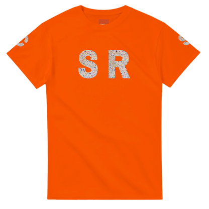 Unisex Wildflower Initials hoodie, personalised, personalise,, sweatshirt and t-shirt in blue, red, green, grey, black, brown, white, and beige – Serif & Co personalised wildflower clothing