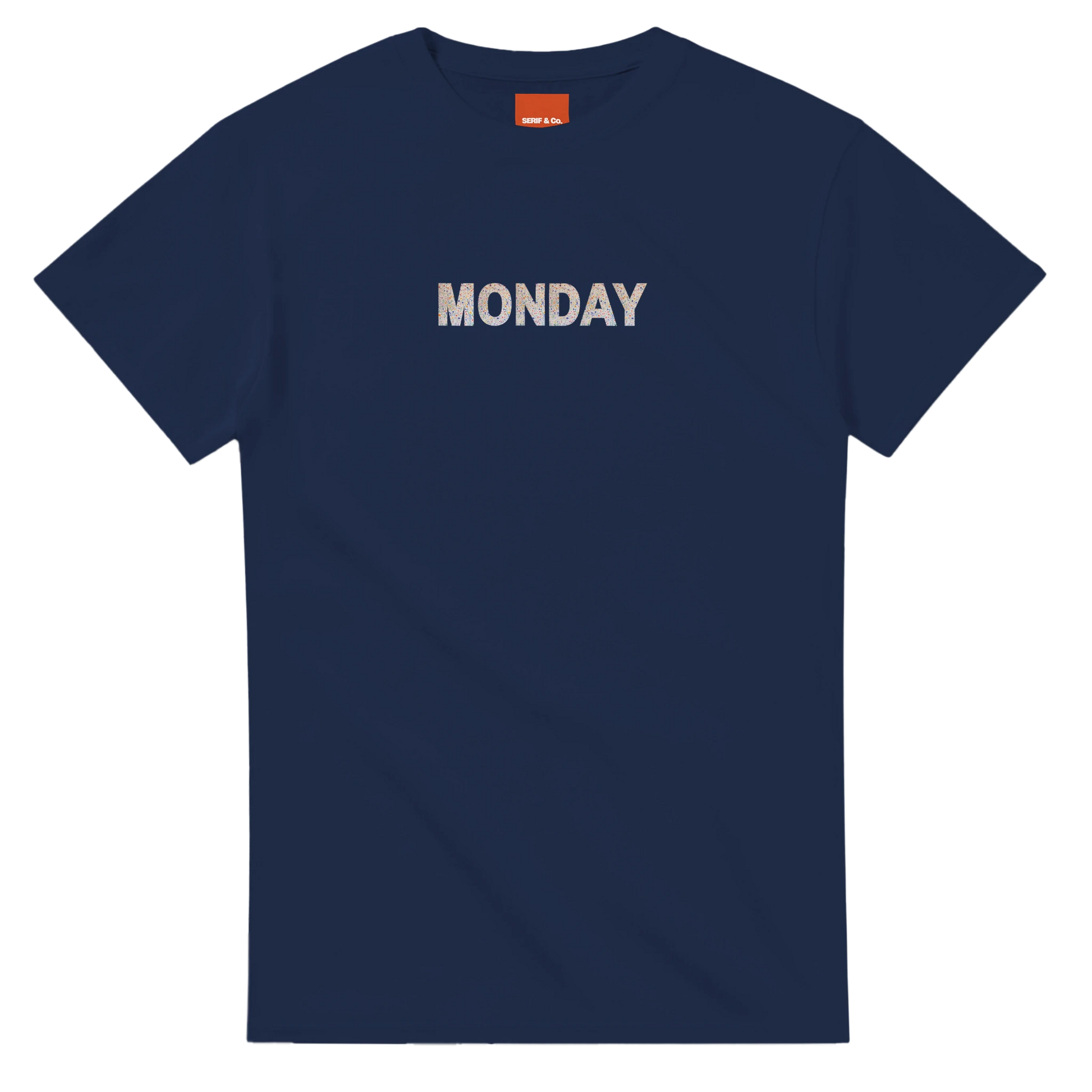 Unisex Wildflower Days of the Week hoodie, sweatshirt and t-shirt, Monday, Tuesday, Wednesday, Thursday, Friday, Saturday, Sundayin blue, red, green, grey, black, brown, white, and beige – Serif & Co wildflower clothing