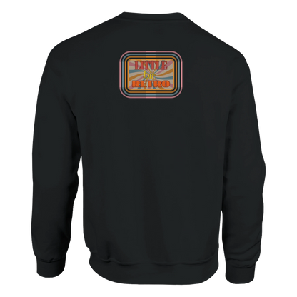 Unisex Little Bit Retro hoodie, sweatshirt and t-shirt in blue, red, green, grey, black, brown, white, and beige – Serif & Co retro clothing