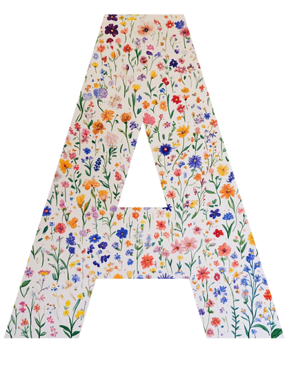 Wildflower Initial 'A' Supersoft Sweatshirt