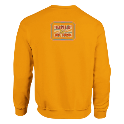 Unisex Little Bit Retro hoodie, sweatshirt and t-shirt in blue, red, green, grey, black, brown, white, and beige – Serif & Co retro clothing