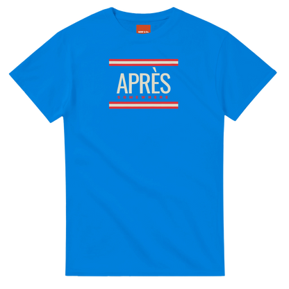 Unisex Après Somewhere hoodie, sweatshirt and t-shirt in blue, red, green, grey, black, brown, white, and beige – Serif & Co après ski clothing