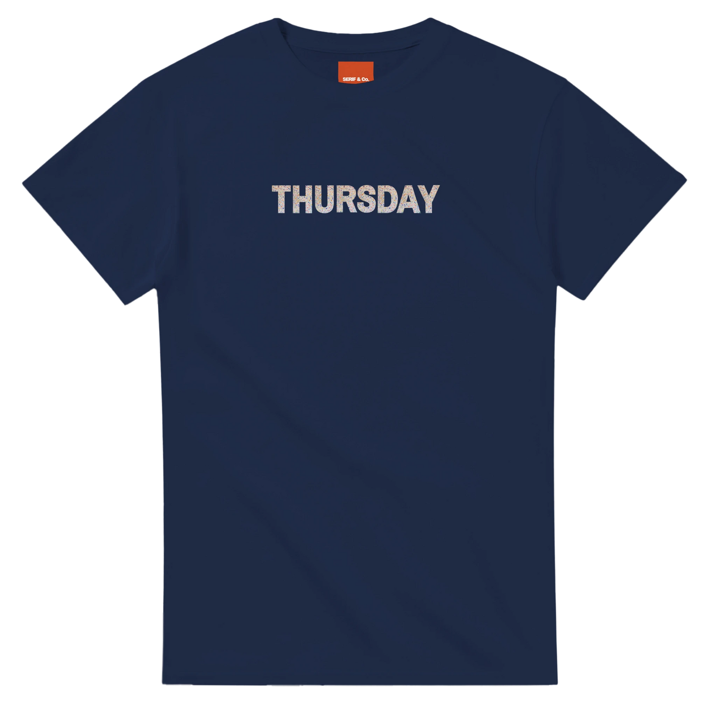 Unisex Wildflower Days of the Week hoodie, sweatshirt and t-shirt, Monday, Tuesday, Wednesday, Thursday, Friday, Saturday, Sundayin blue, red, green, grey, black, brown, white, and beige – Serif & Co wildflower clothing