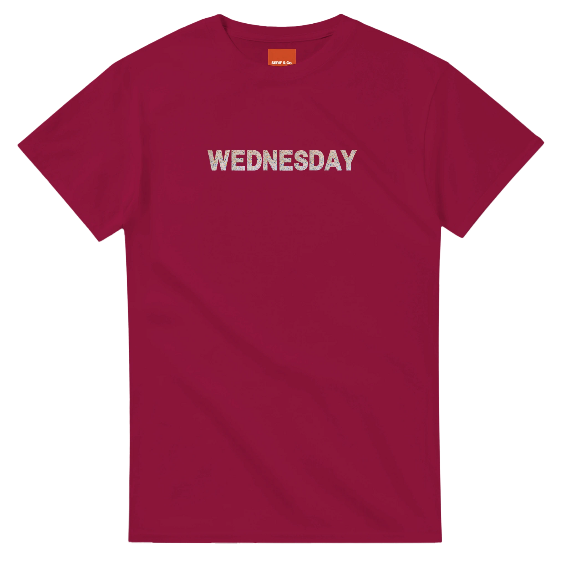 Unisex Wildflower Days of the Week hoodie, sweatshirt and t-shirt, Monday, Tuesday, Wednesday, Thursday, Friday, Saturday, Sundayin blue, red, green, grey, black, brown, white, and beige – Serif & Co wildflower clothing