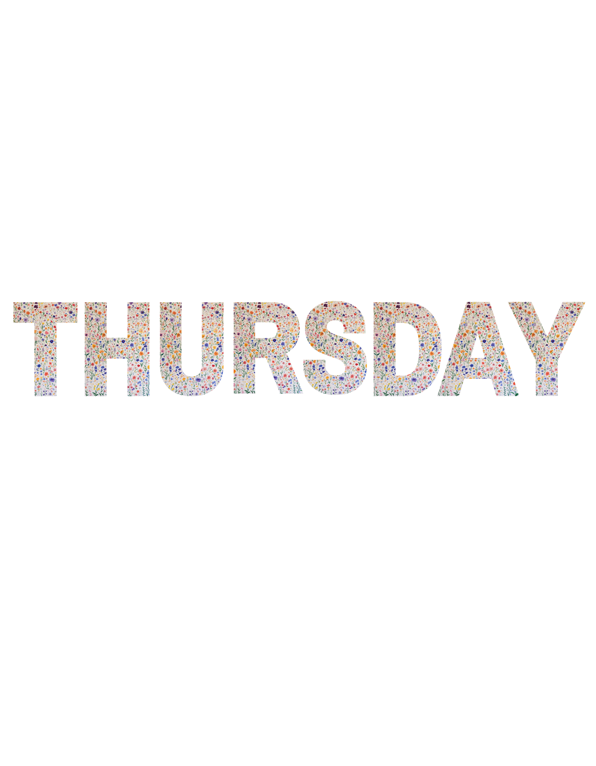 Unisex Wildflower Days of the Week hoodie, sweatshirt and t-shirt, Monday, Tuesday, Wednesday, Thursday, Friday, Saturday, Sundayin blue, red, green, grey, black, brown, white, and beige – Serif & Co wildflower clothing