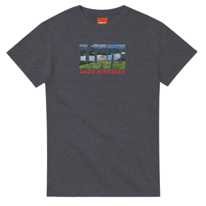 Unisex Love the Lake District hoodie, sweatshirt and t-shirt in blue, red, green, grey, black, brown, white, and beige – Serif & Co Lake District clothing