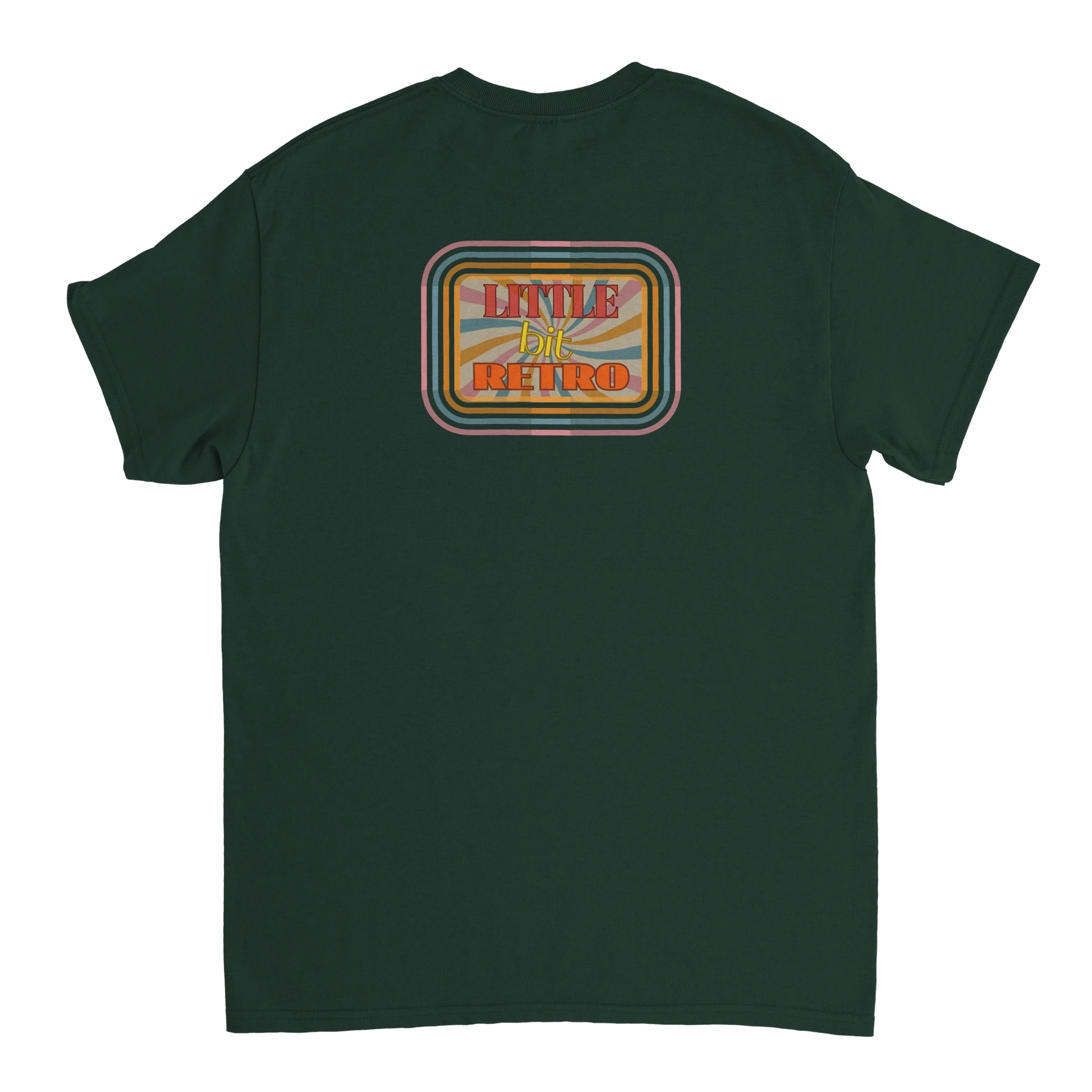 Unisex Little Bit Retro hoodie, sweatshirt and t-shirt in blue, red, green, grey, black, brown, white, and beige – Serif & Co retro clothing