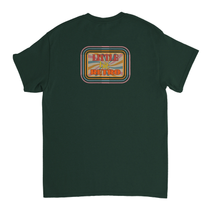 Unisex Little Bit Retro hoodie, sweatshirt and t-shirt in blue, red, green, grey, black, brown, white, and beige – Serif & Co retro clothing