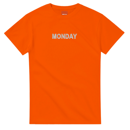 Unisex Wildflower Days of the Week hoodie, sweatshirt and t-shirt, Monday, Tuesday, Wednesday, Thursday, Friday, Saturday, Sundayin blue, red, green, grey, black, brown, white, and beige – Serif & Co wildflower clothing