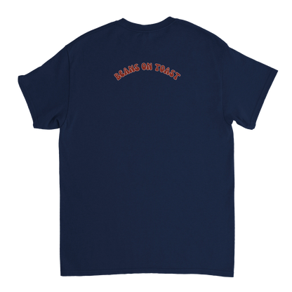 Unisex, retro, vintage style Beans hoodie, sweatshirt and t-shirt in blue, red, green, grey, black, brown, white, and beige – Serif & Co foodie clothing