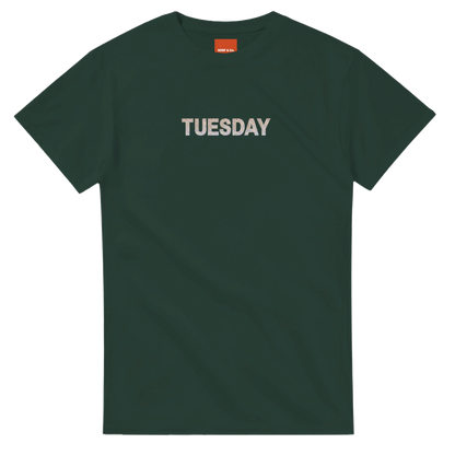 Unisex Wildflower Days of the Week hoodie, sweatshirt and t-shirt, Monday, Tuesday, Wednesday, Thursday, Friday, Saturday, Sundayin blue, red, green, grey, black, brown, white, and beige – Serif & Co wildflower clothing