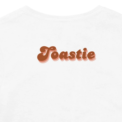 Unisex Toastie hoodie, sweatshirt and t-shirt in blue, red, green, grey, black, brown, white, and beige – Serif & Co foodie comfort clothing
