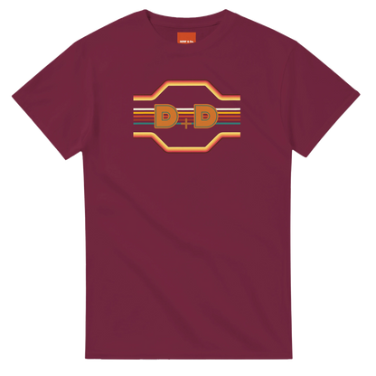 Unisex Couples Retro, vintage,  Initials hoodie, initials, personalise, personalised, sweatshirt and t-shirt in blue, red, green, grey, black, brown, white, and beige – Serif & Co personalised retro couples clothing