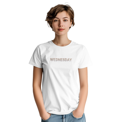 Unisex Wildflower Days of the Week hoodie, sweatshirt and t-shirt, Monday, Tuesday, Wednesday, Thursday, Friday, Saturday, Sundayin blue, red, green, grey, black, brown, white, and beige – Serif & Co wildflower clothing