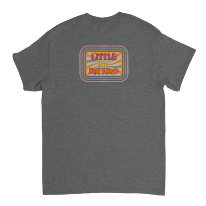 Unisex Little Bit Retro hoodie, sweatshirt and t-shirt in blue, red, green, grey, black, brown, white, and beige – Serif & Co retro clothing