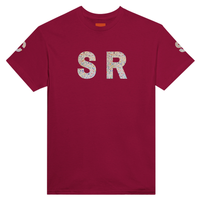 Unisex Wildflower Initials hoodie, personalised, personalise,, sweatshirt and t-shirt in blue, red, green, grey, black, brown, white, and beige – Serif & Co personalised wildflower clothing