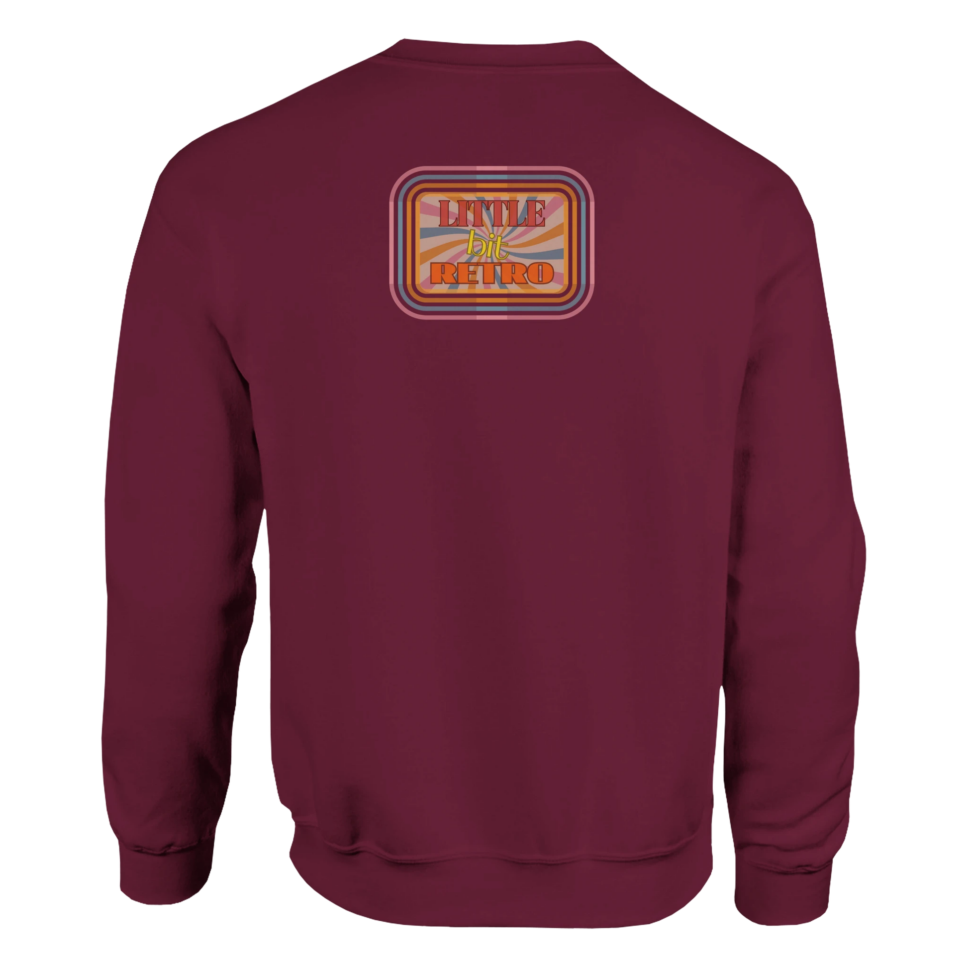 Unisex Little Bit Retro hoodie, sweatshirt and t-shirt in blue, red, green, grey, black, brown, white, and beige – Serif & Co retro clothing