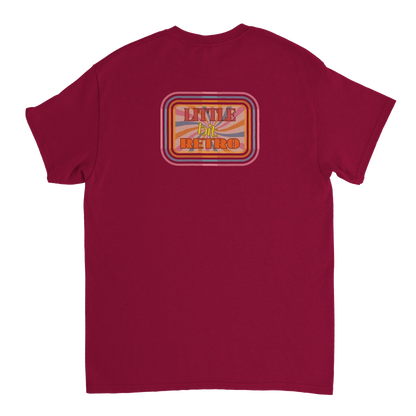 Unisex Little Bit Retro hoodie, sweatshirt and t-shirt in blue, red, green, grey, black, brown, white, and beige – Serif & Co retro clothing