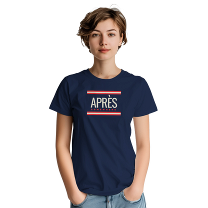 Unisex Après Somewhere hoodie, sweatshirt and t-shirt in blue, red, green, grey, black, brown, white, and beige – Serif & Co après ski clothing