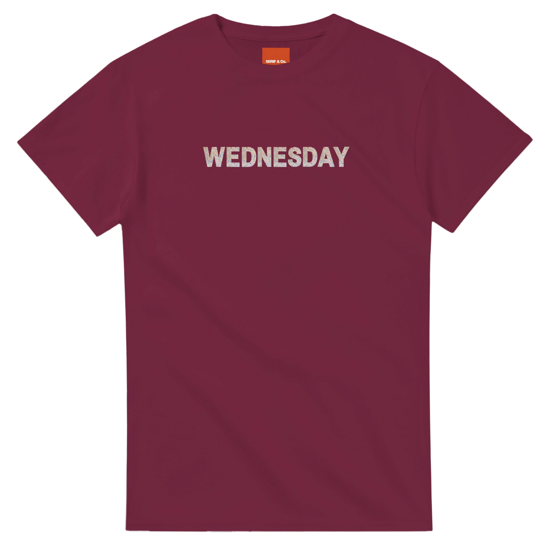 Unisex Wildflower Days of the Week hoodie, sweatshirt and t-shirt, Monday, Tuesday, Wednesday, Thursday, Friday, Saturday, Sundayin blue, red, green, grey, black, brown, white, and beige – Serif & Co wildflower clothing