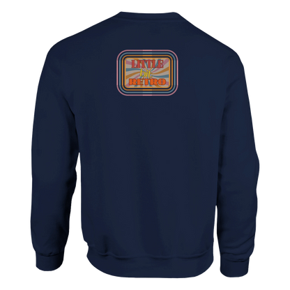 Unisex Little Bit Retro hoodie, sweatshirt and t-shirt in blue, red, green, grey, black, brown, white, and beige – Serif & Co retro clothing