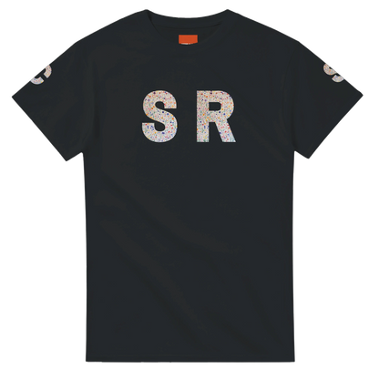 Unisex Wildflower Initials hoodie, personalised, personalise,, sweatshirt and t-shirt in blue, red, green, grey, black, brown, white, and beige – Serif & Co personalised wildflower clothing