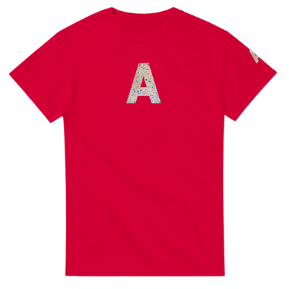 Unisex Wildflower Initials hoodie, personalised, personalise,, sweatshirt and t-shirt in blue, red, green, grey, black, brown, white, and beige – Serif & Co personalised wildflower clothing