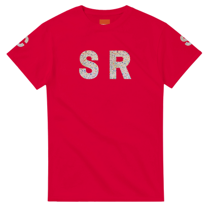 Unisex Wildflower Initials hoodie, personalised, personalise,, sweatshirt and t-shirt in blue, red, green, grey, black, brown, white, and beige – Serif & Co personalised wildflower clothing