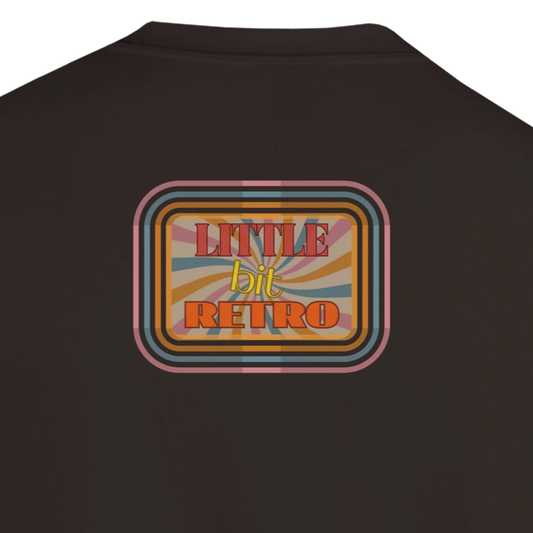 Unisex Little Bit Retro hoodie, sweatshirt and t-shirt in blue, red, green, grey, black, brown, white, and beige – Serif & Co retro clothing