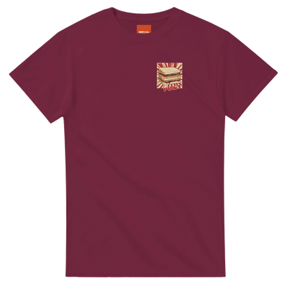 Unisex PB & J hoodie,peanut butter and jelly sweatshirt and t-shirt in blue, red, green, grey, black, brown, white, and beige – Serif & Co foodie retro clothing