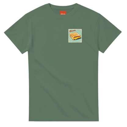 Unisex Toastie hoodie, sweatshirt and t-shirt in blue, red, green, grey, black, brown, white, and beige – Serif & Co foodie comfort clothing