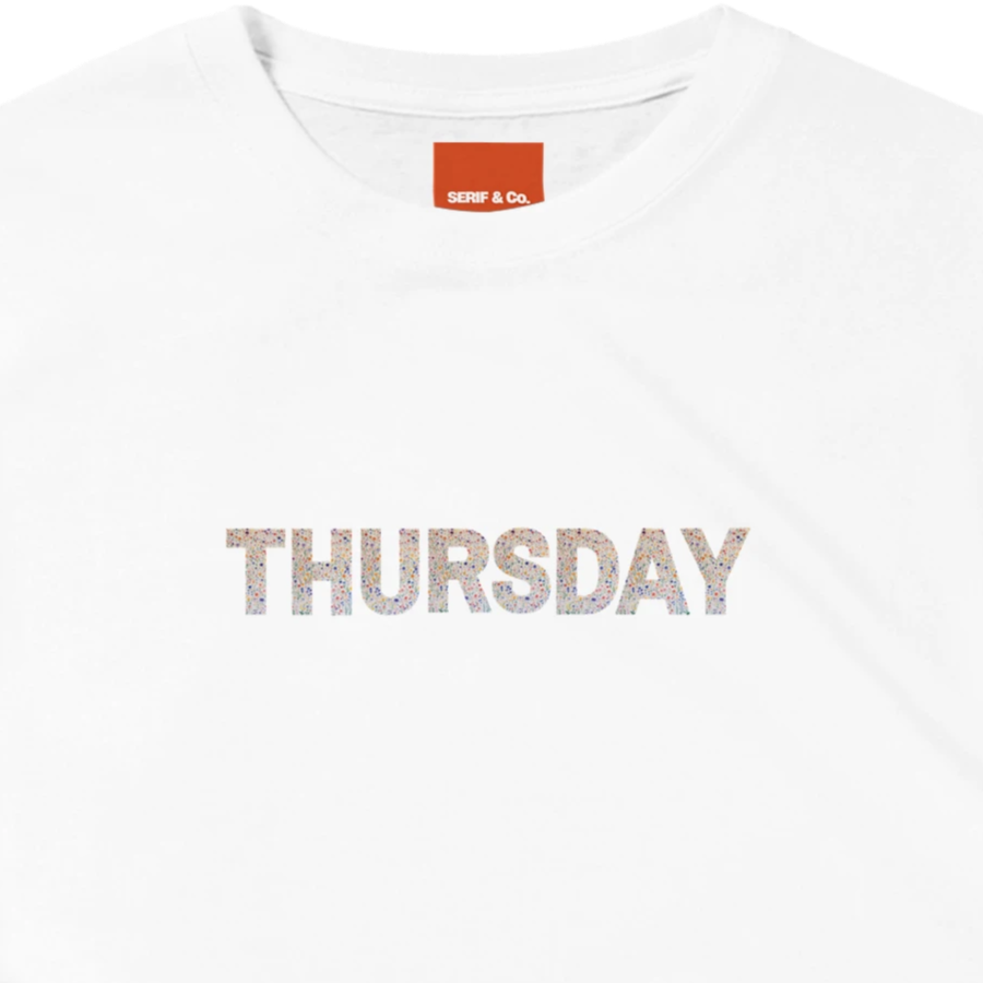 Unisex Wildflower Days of the Week hoodie, sweatshirt and t-shirt, Monday, Tuesday, Wednesday, Thursday, Friday, Saturday, Sundayin blue, red, green, grey, black, brown, white, and beige – Serif & Co wildflower clothing