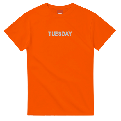 Unisex Wildflower Days of the Week hoodie, sweatshirt and t-shirt, Monday, Tuesday, Wednesday, Thursday, Friday, Saturday, Sundayin blue, red, green, grey, black, brown, white, and beige – Serif & Co wildflower clothing